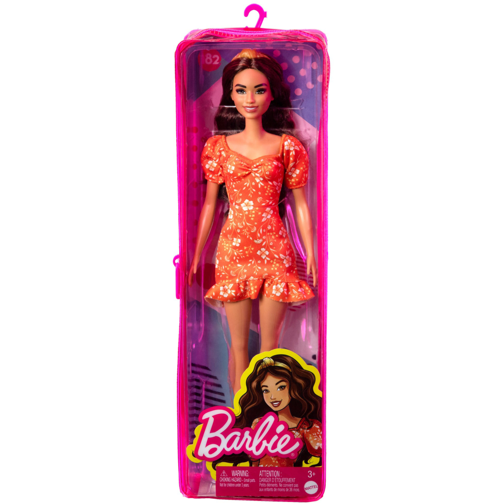 Лялька Barbie Модниця в помаранчевій квітковій сукні (HBV16) - зображення 7