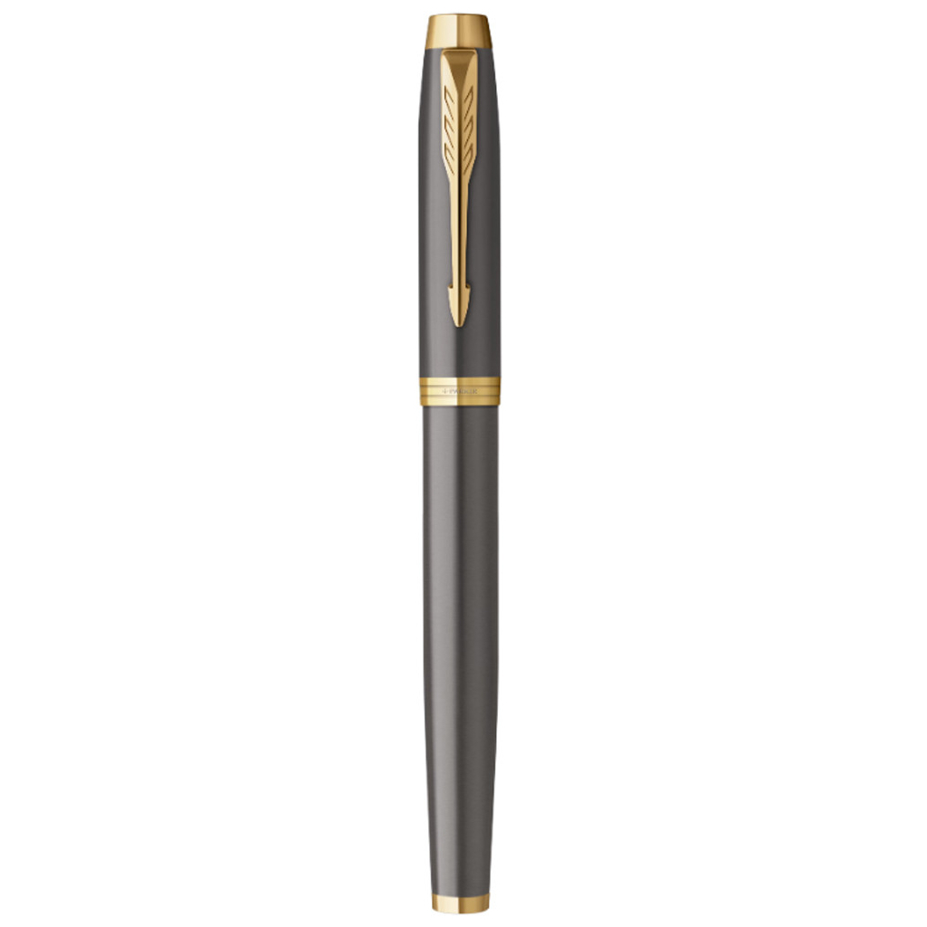 Ручка пір'яна Parker IM 17 Grey Lacquer GT  FP F (21 111) - зображення 2