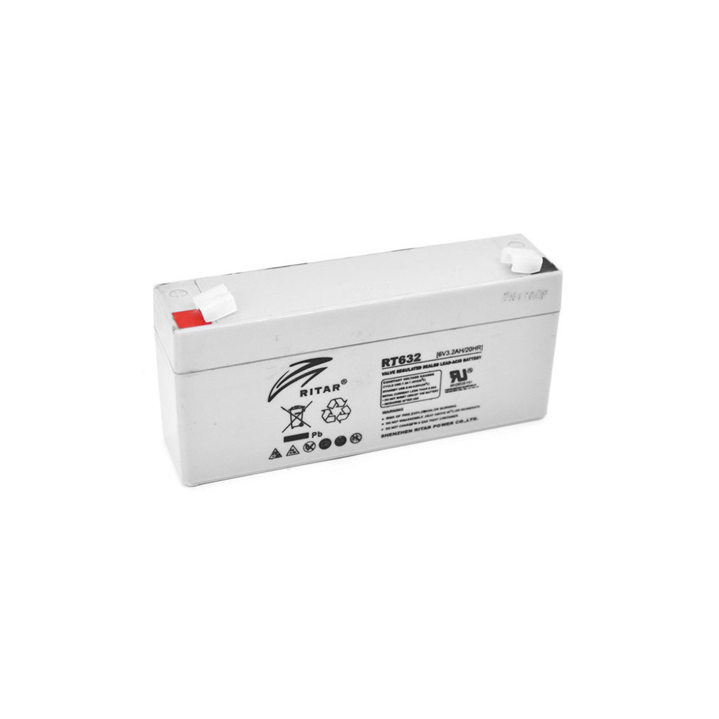 Батарея до ДБЖ Ritar AGM 6V-3.2Ah (RT632) - зображення 1