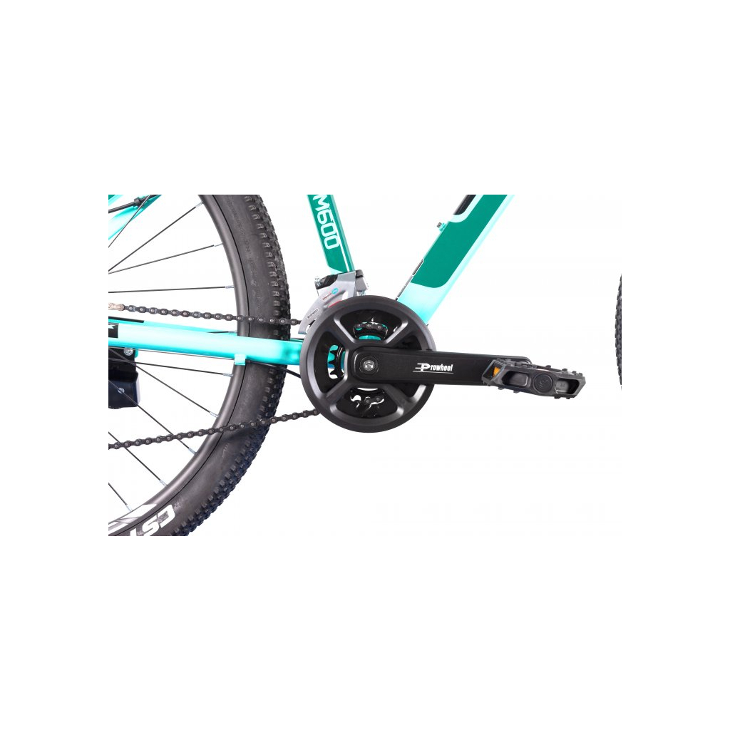 Велосипед Trinx M600 Elite 27.5" рама-18" Cyan-Black-Green (M600Elite.18CBG) - зображення 3