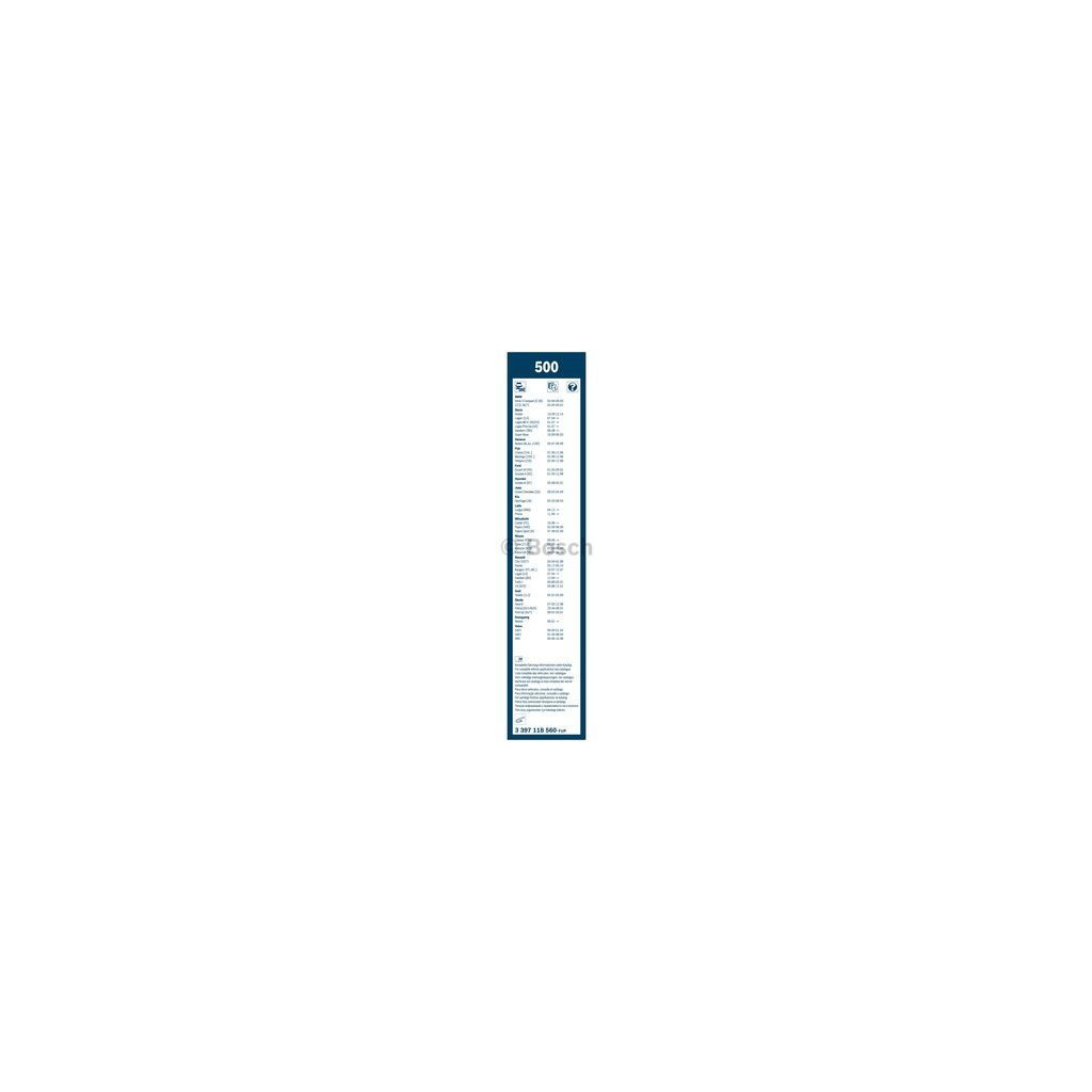 Щітка склоочисника Bosch 3 397 118 560 - зображення 3