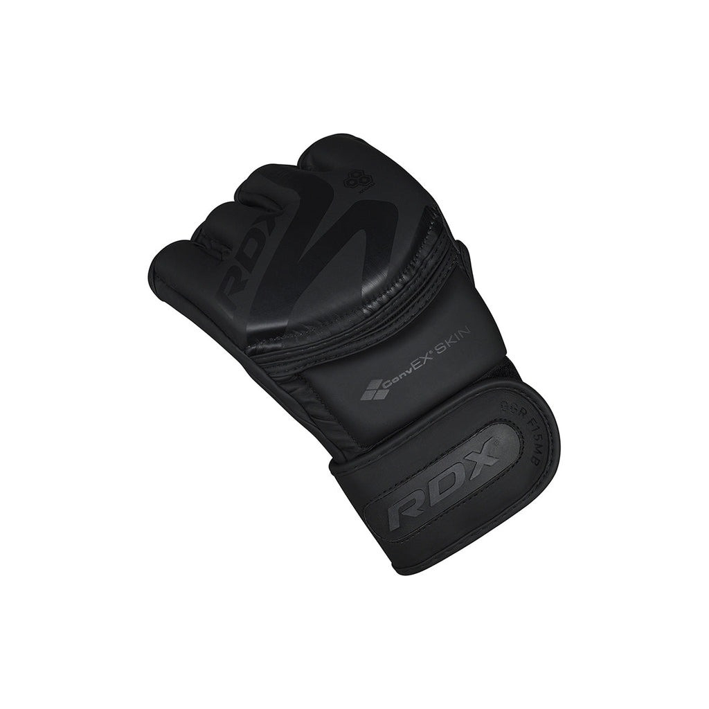 Рукавички для MMA RDX F15 Noir Matte Black S (GGR-F15MB-S) - зображення 4