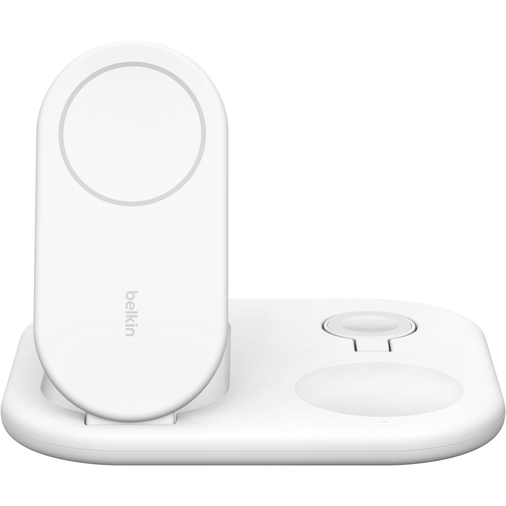 Зарядний пристрій Belkin 3in1 Magnetic Foldable iPhone/Watch/AirPods Qi2 15W white (WIZ029VFWH) - изображение 1