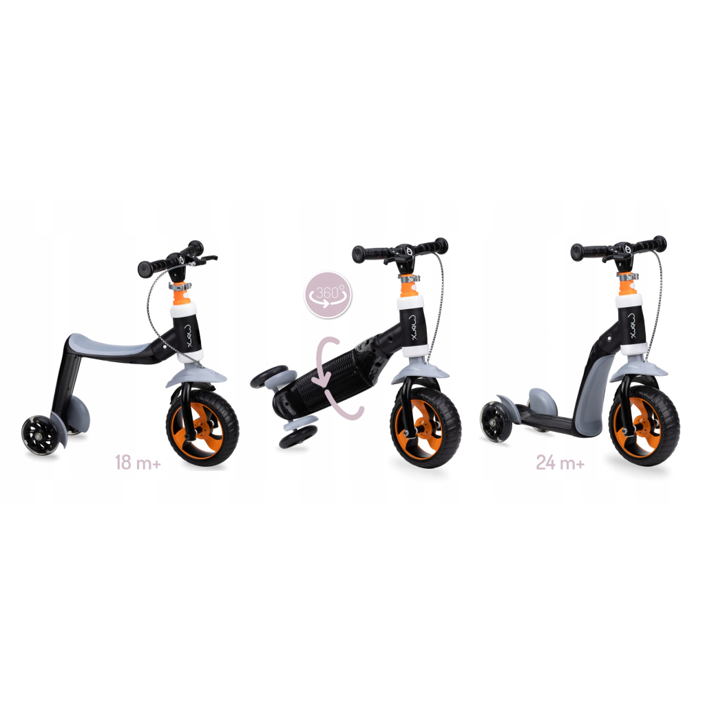 Самокат MoMi Elios 2 в 1 беговел orange (ROBI00033) - зображення 2