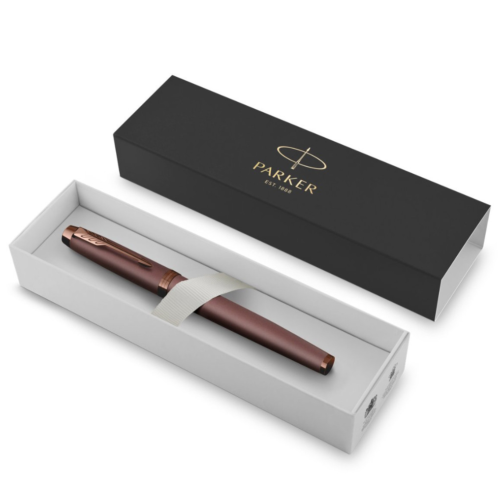 Ручка пір'яна Parker IM 17 Professionals Monochrome Burgundy  FP F (28 311) - зображення 6