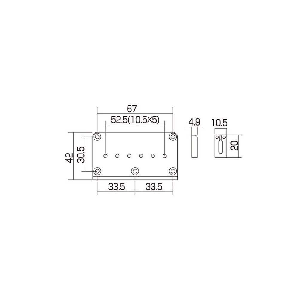 Бридж для гітари Gotoh GTC102 B - зображення 2