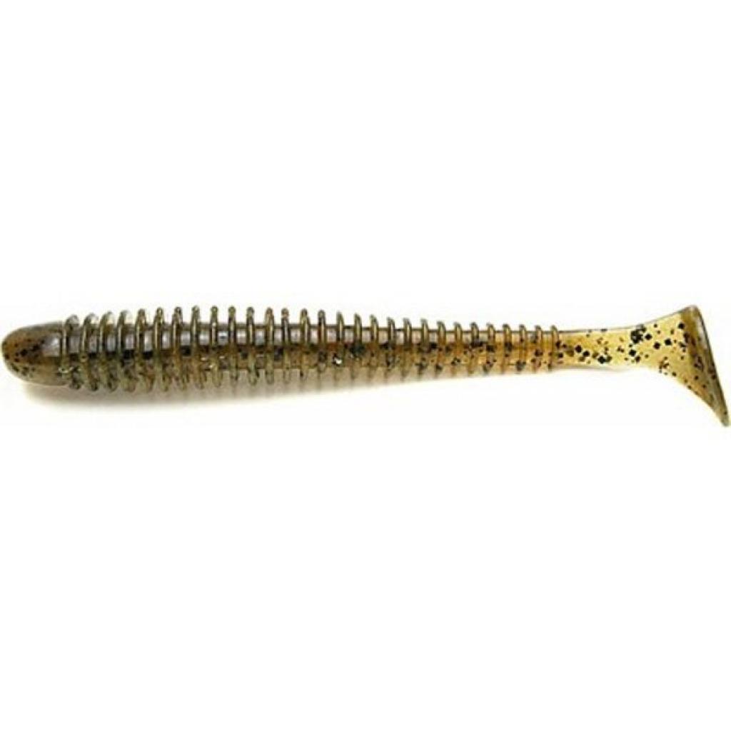 Силікон рибальський Keitech Swing Impact 4" (8 шт/упак) ц:101 green pumpkin pp. (1551.00.65) - зображення 1