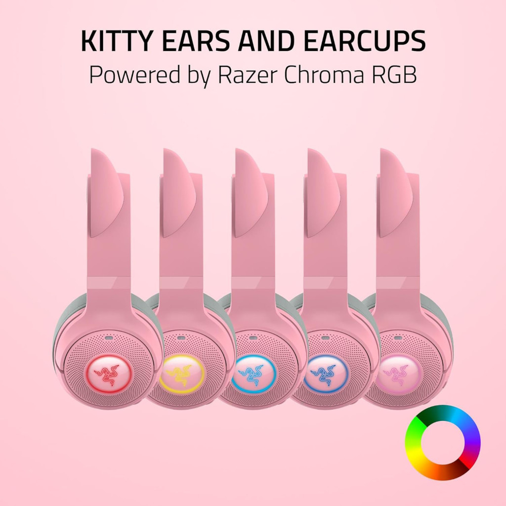 Навушники Razer Kraken Kitty V2 Bluetooth Quartz (RZ04-04860100-R3M1) - зображення 12