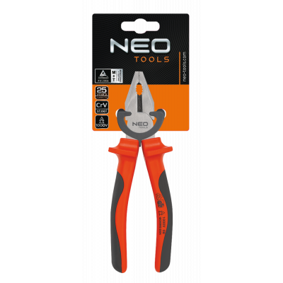 Плоскогубці Neo Tools комбіновані, 180 мм (1000 В) (01-051) - зображення 2