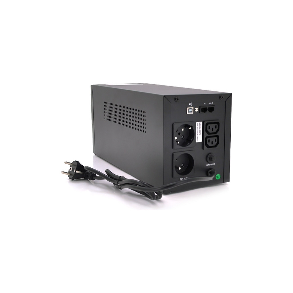 Пристрій безперебійного живлення Qoltec QLT2000 (1200W) (QLT2000-53975) - зображення 2