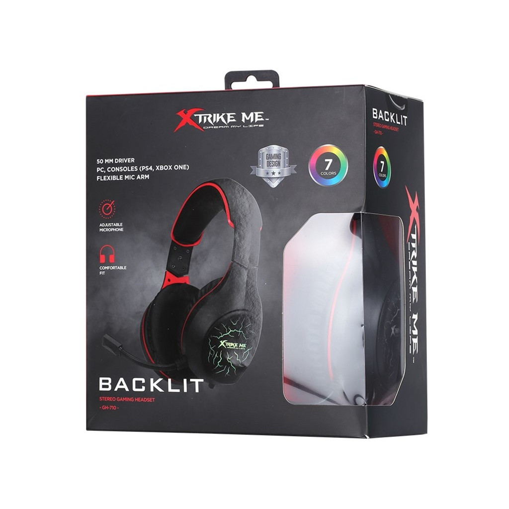 Навушники Xtrike ME GH-710 Rainbow Black (GH-710) - зображення 5