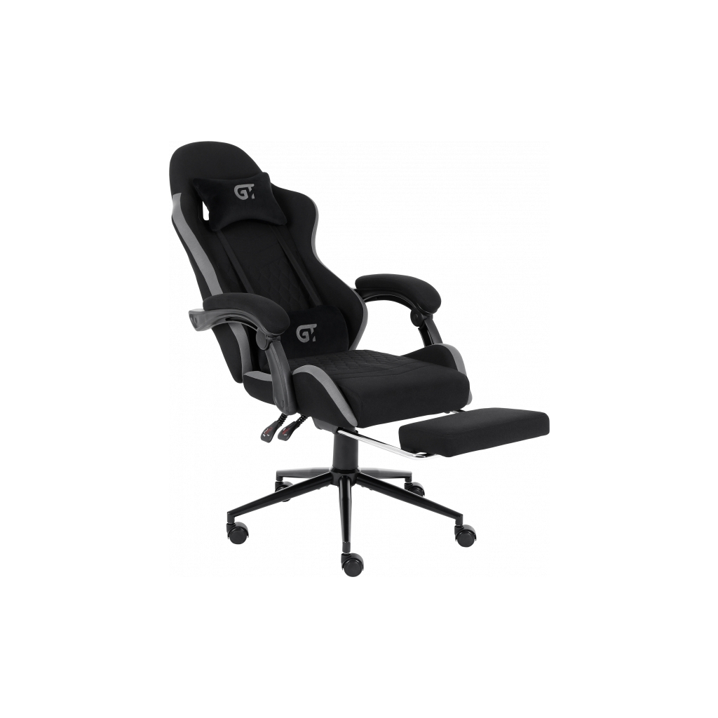 Крісло ігрове GT Racer X-2324 Black/Gray (X-2324 Fabric Black/Gray) - зображення 5