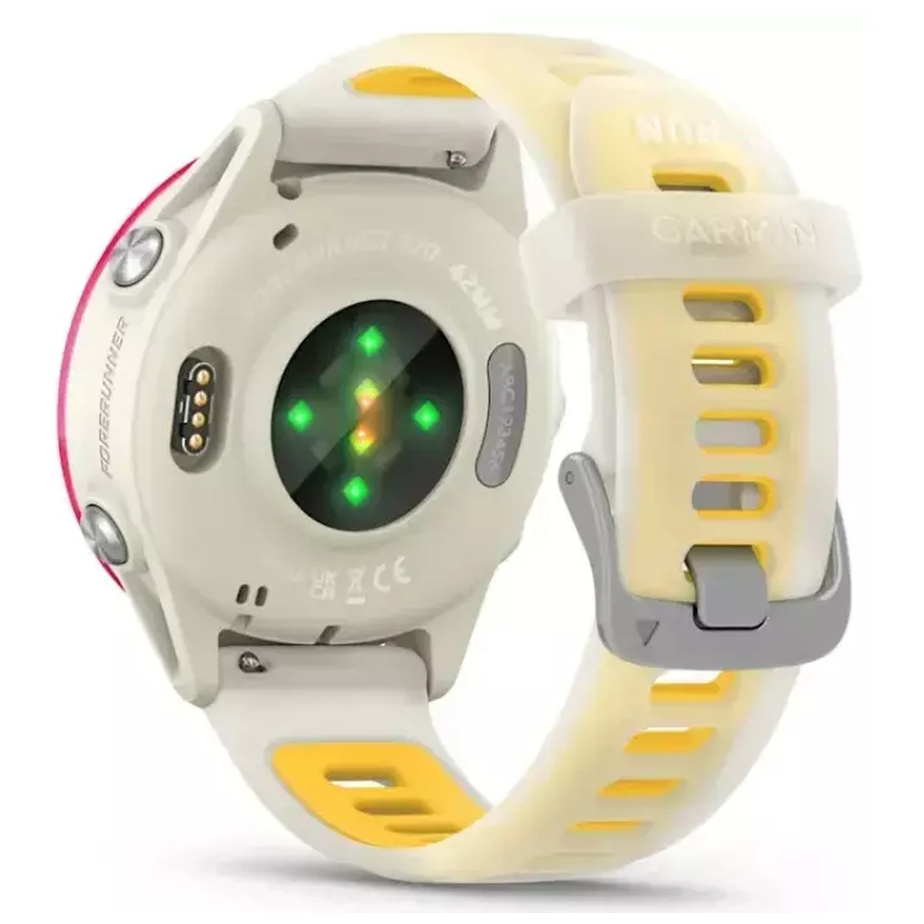 Смарт-годинник Garmin Forerunner 570 - 42MM, Bone/Raspberry/Mango, GPS смарт-годин (010-02970-02) - зображення 6