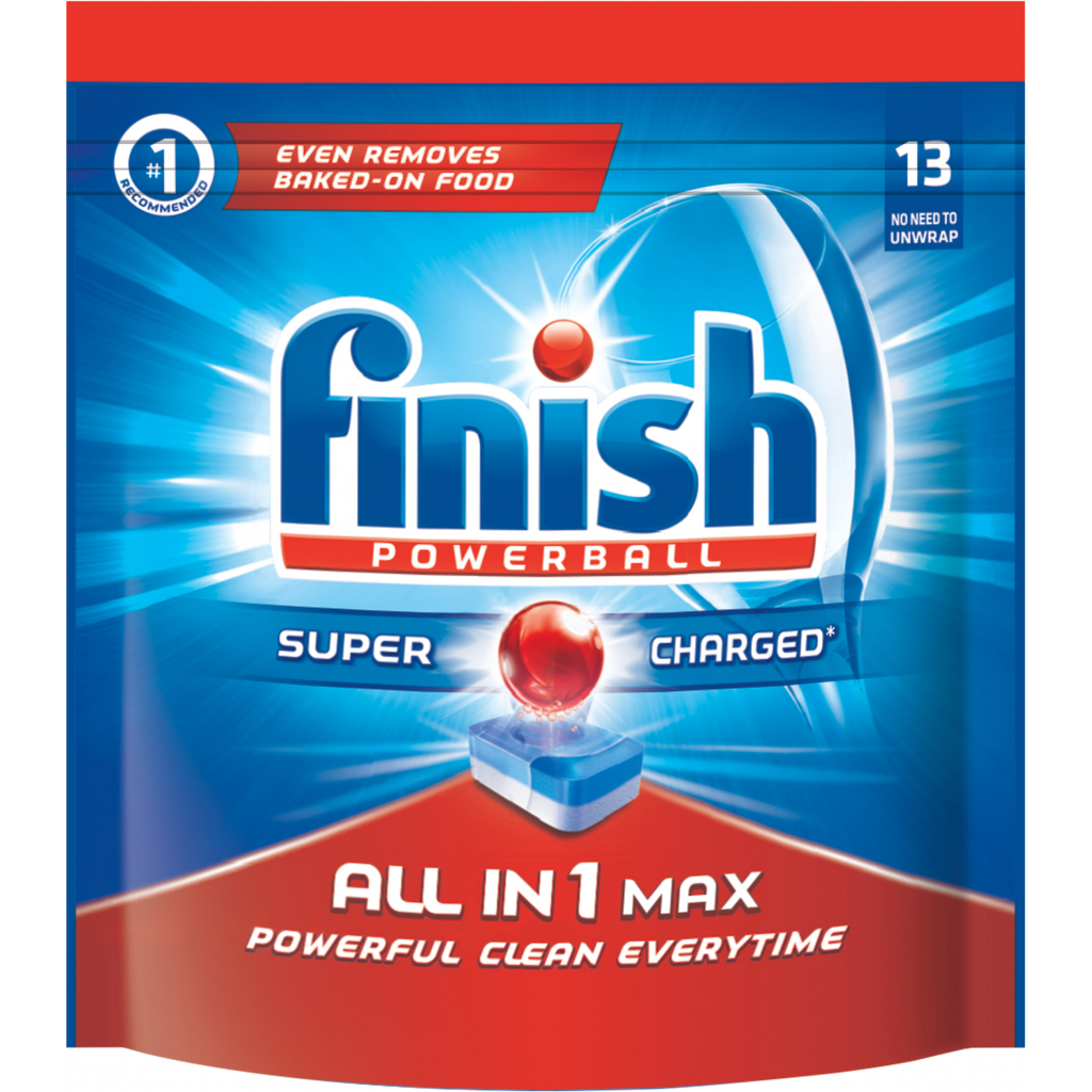 Таблетки для посудомийних машин Finish All in 1 Max 13 шт. (5900627067057) - зображення 1