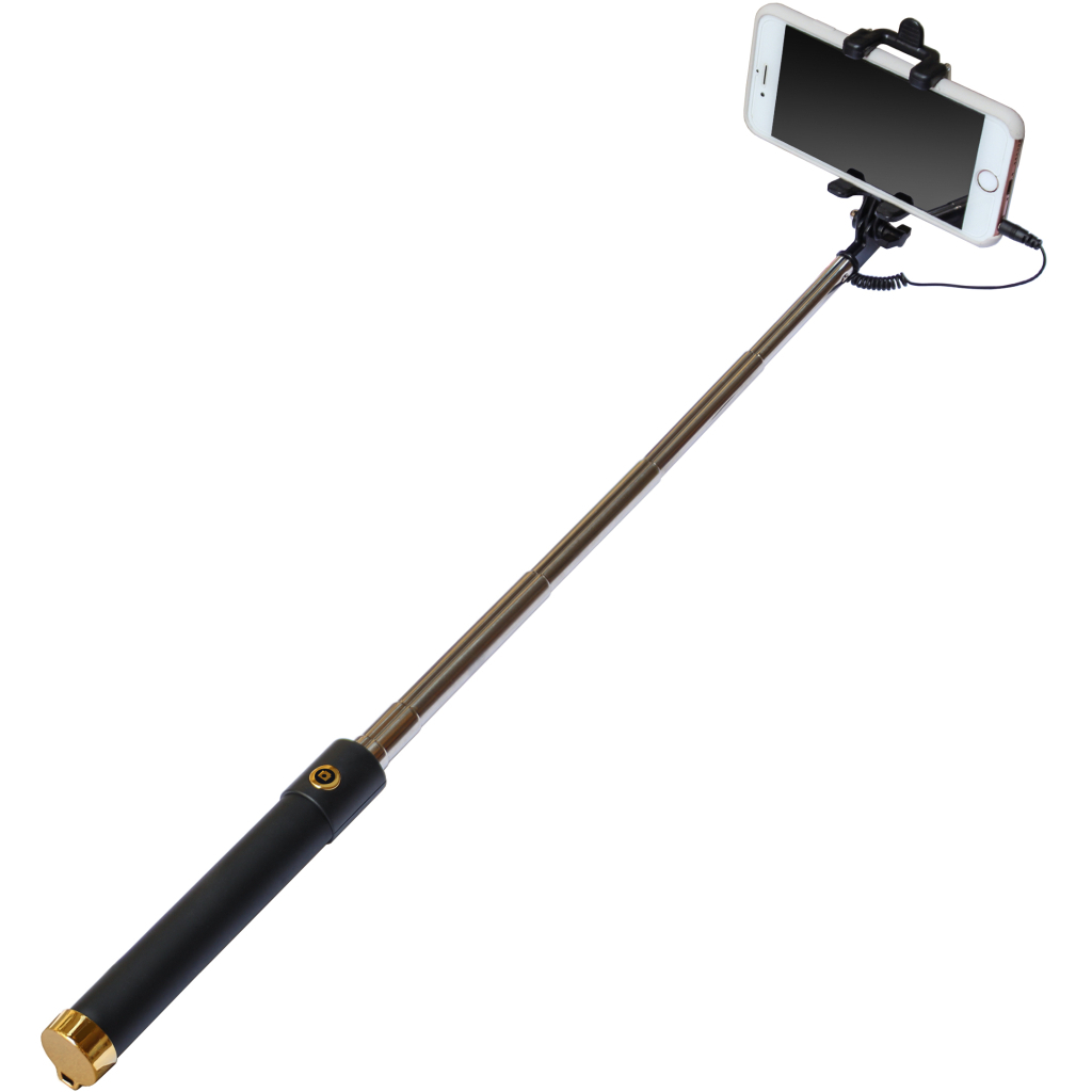 Монопод для селфі Grand-X Mirror 360 + дзеркало U-кріплення Gold (MI3UG) - изображение 5