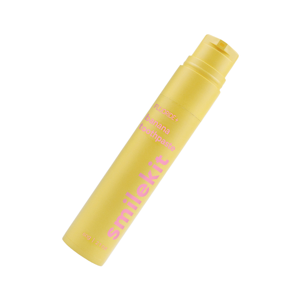 Зубна паста SmileKit Fluoride+ З фторидом та смаком банана 60 г (5.1030) - зображення 2