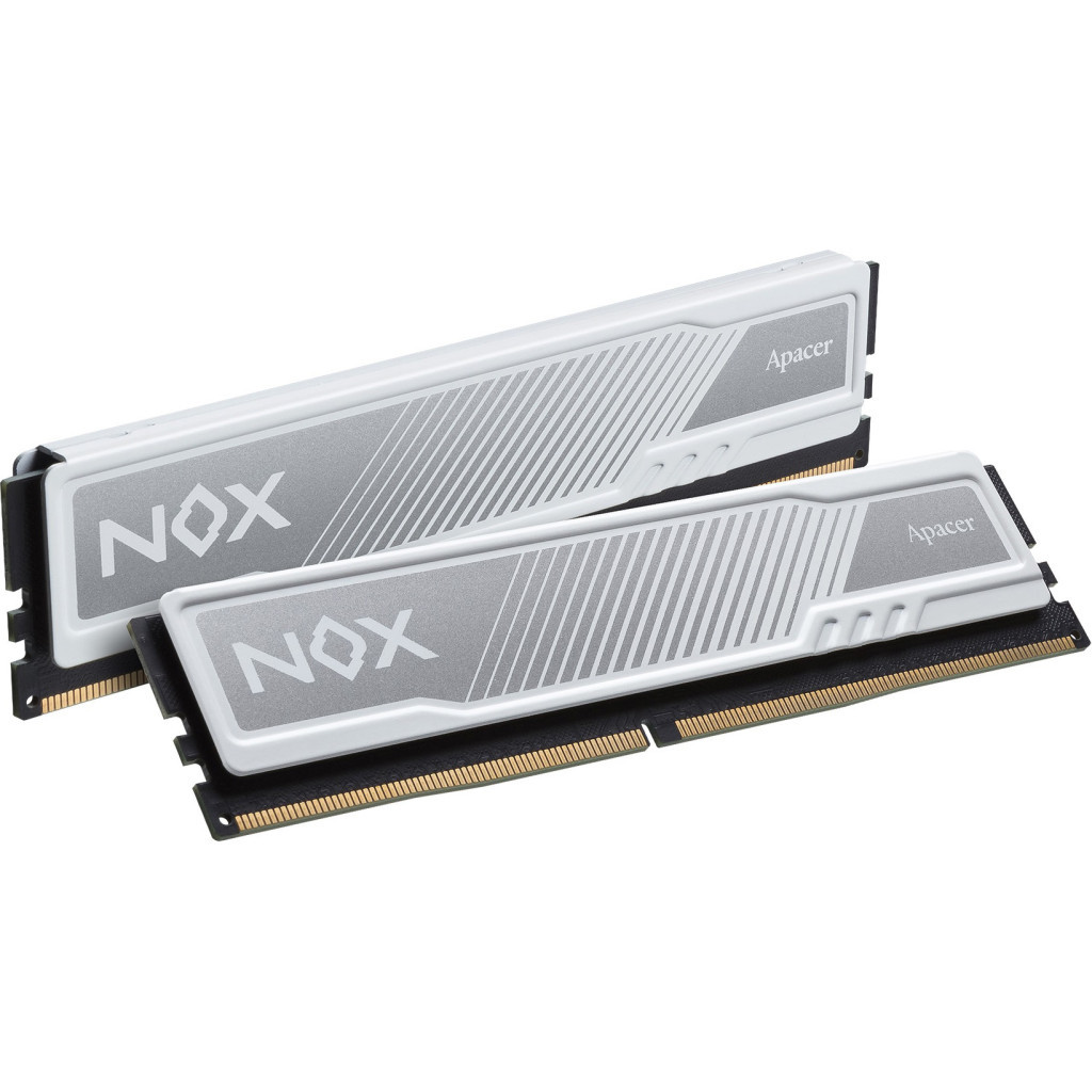 Модуль пам'яті для комп'ютера DDR4 16GB (2x8GB) 2666 MHz NOX White Apacer (AH4U16G26C08YMWAA-2) - зображення 2