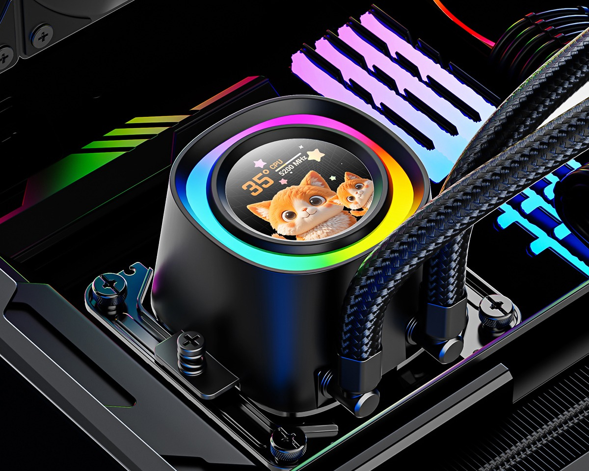 Система водяного охолодження ID-Cooling FX240 LCD - зображення 9