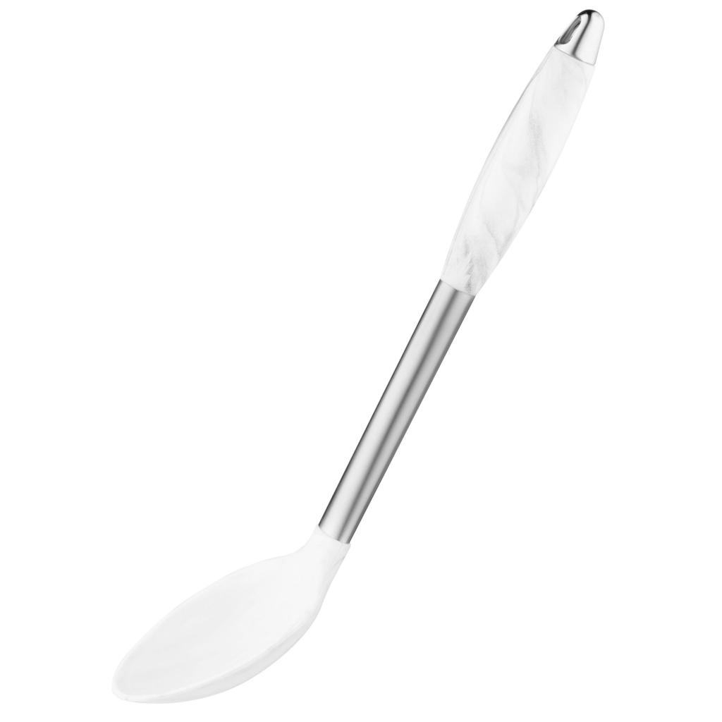 Ложка кухарська Ardesto Gemini Marmo Steel/Silicon (AR2143MS) - зображення 1