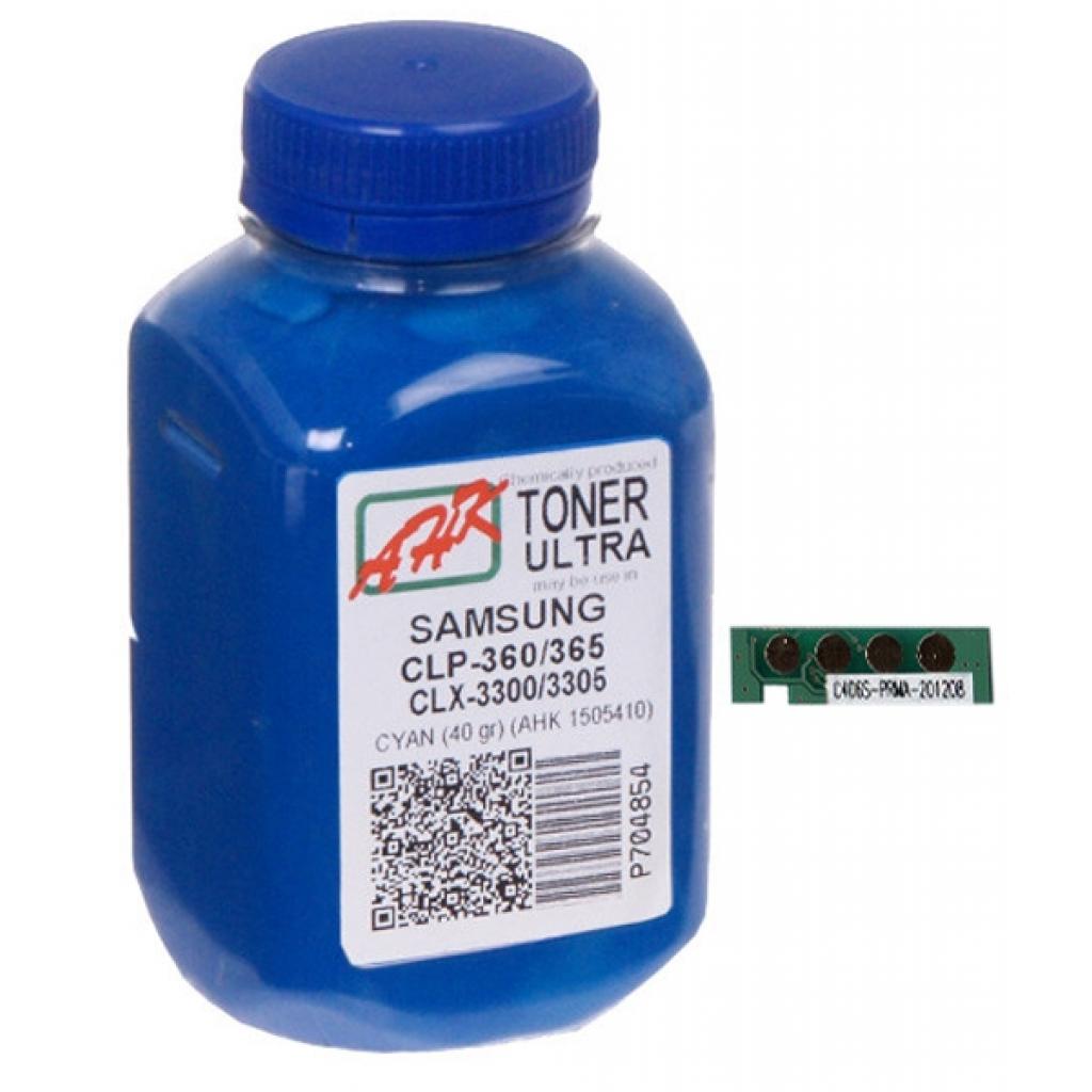 Тонер Samsung CLP-360/365/CLX-3300, 40г, 1K Cyan AHK (1505414) - зображення 1