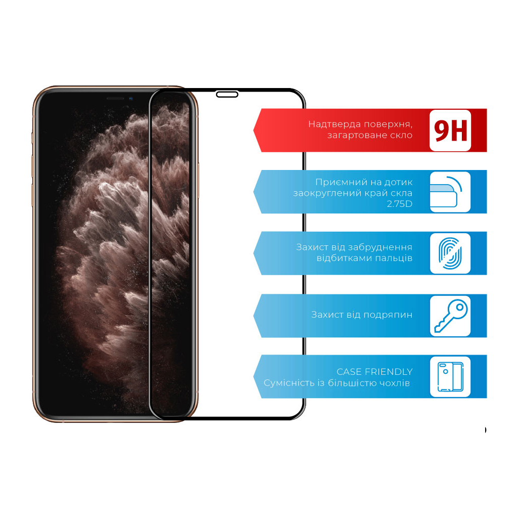 Скло захисне ACCLAB Full Glue Apple iPhone XS Max/11 Pro Max (1283126508202) - зображення 2