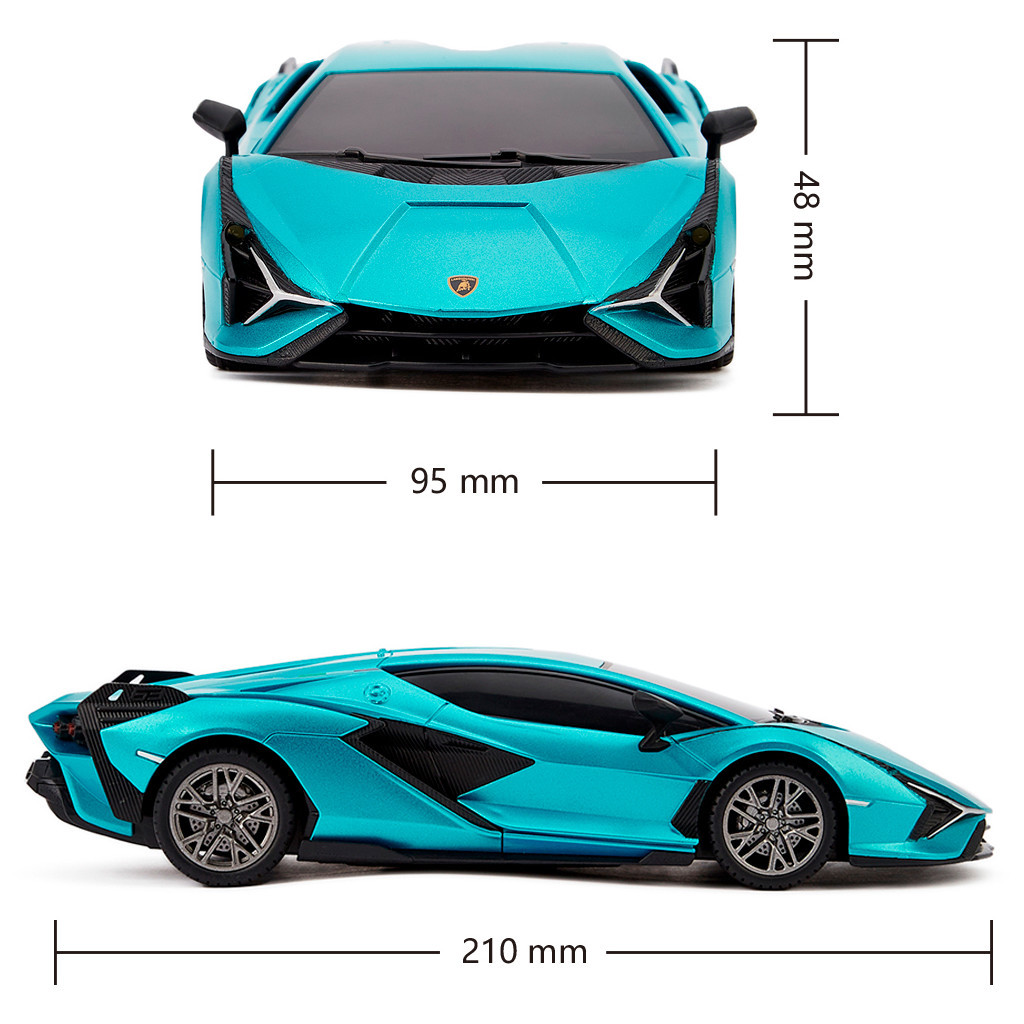 Радіокерована іграшка KS Drive Lamborghini Sian 1:24, 2.4Ghz синій (124GLSB) - зображення 6