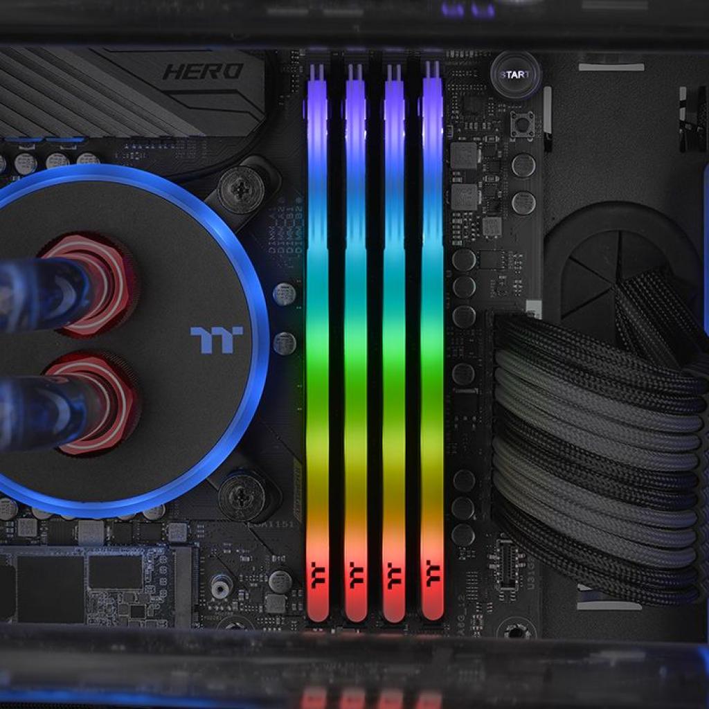 Модуль пам'яті для комп'ютера DDR4 16GB (2x8GB) 3600 MHz Toughram Z-One RGB ThermalTake (R019D408GX2-3600C18A) - зображення 2