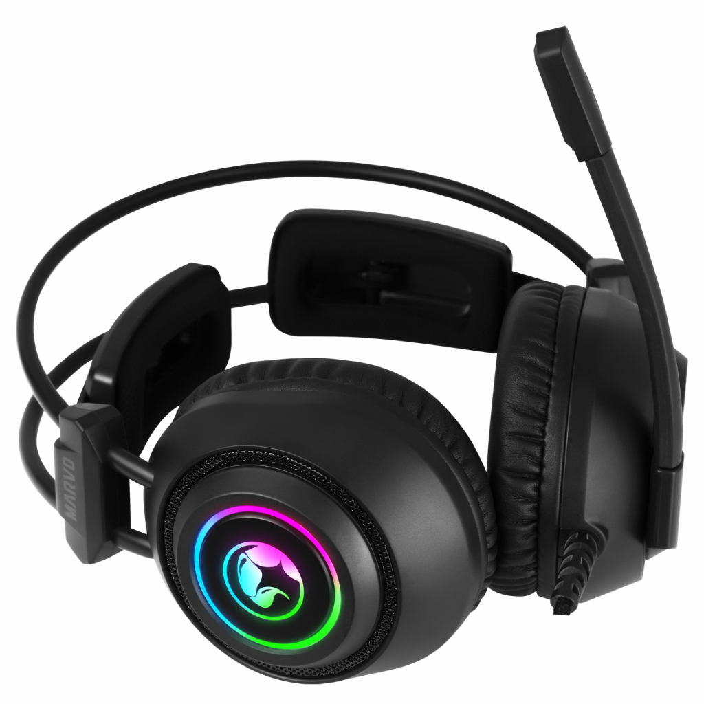 Навушники Marvo HG9056 7 colors-LED 7.1 Black (HG9056) - зображення 6