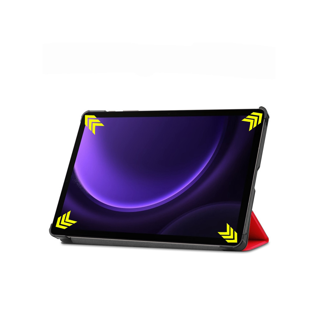 Чохол до планшета BeCover Smart Case Samsung Tab S9 (SM-X710/SM-X716)/S9 FE (SM-X510/SM-X516B) 11.0" Red (710412) - зображення 7