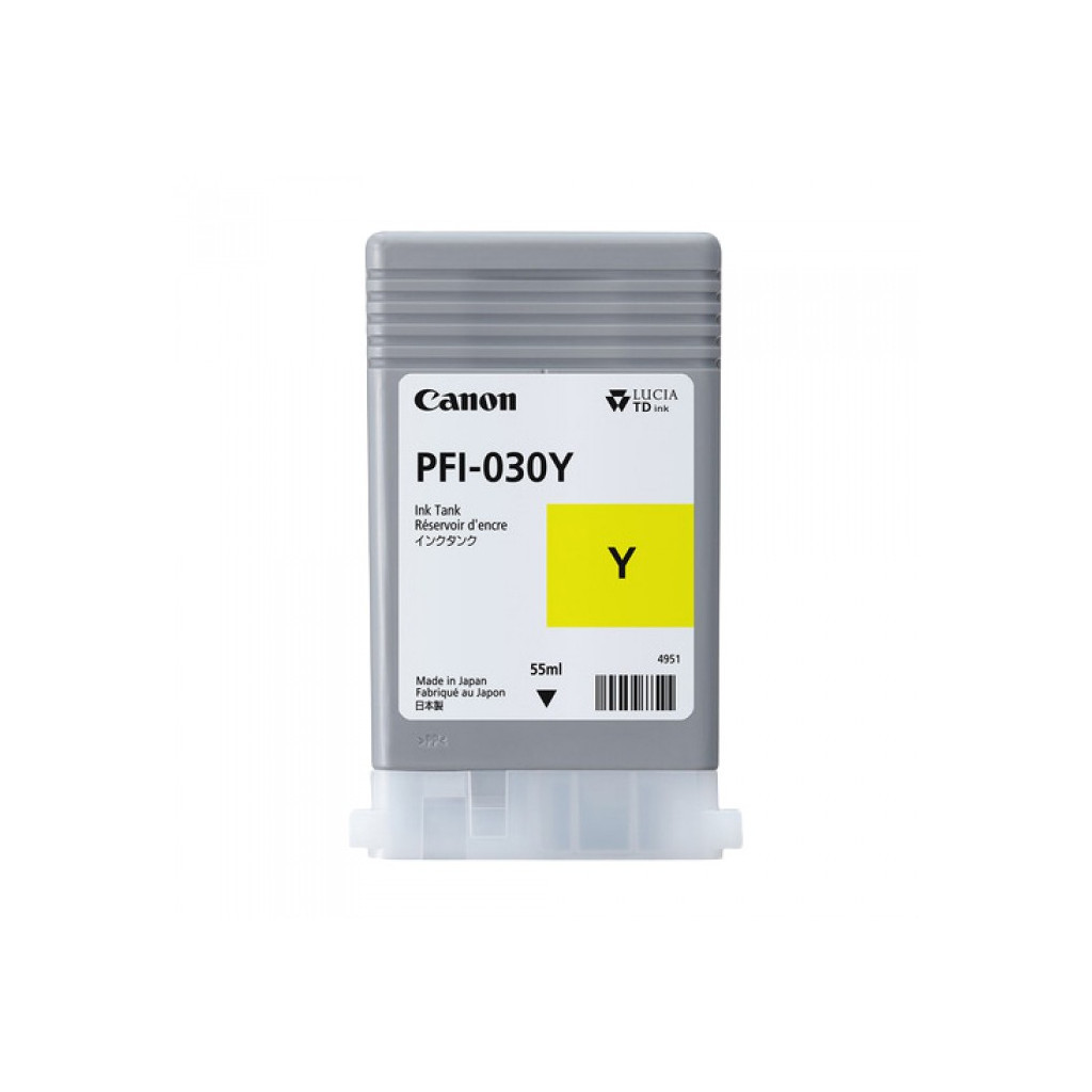 Картридж Canon PFI-030Y yellow (3492C001) - зображення 2