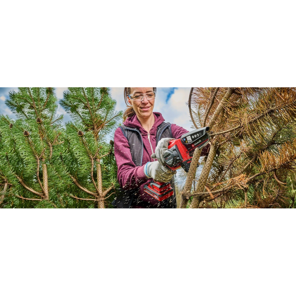 Ланцюгова пила Einhell GE-PS 18/15 Li BL - Solo PXC 18В, безщіткова, шина 158мм, різ 125мм (без АКБ і ЗП) (4600040) - изображение 9