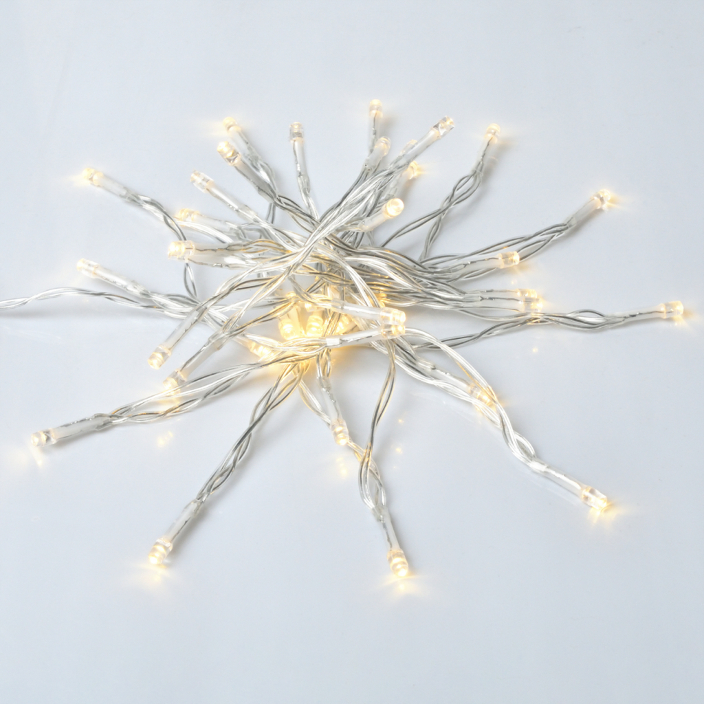 Гірлянда YES! Fun Нитка 41 LED Тепло-біла 2.8 м Статична На батарейках (975054) - зображення 1