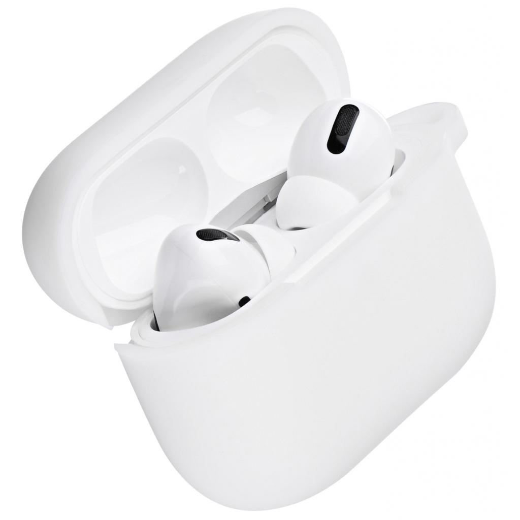Чохол для навушників 2E для Apple AirPods Pro Pure Color Silicone 2.5 мм White (2E-PODSPR-IBPCS-2.5-WT) - зображення 2