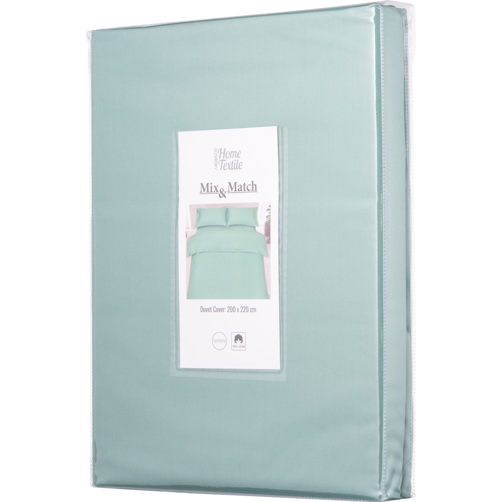 Підковдра Ardesto Mix&Match сатин 200х220 см шавлія (ART2022DVG) - изображение 6