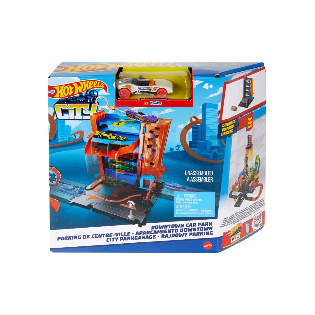 Ігровий набір Hot Wheels Паркінг в центрі міста (HDR28) - зображення 3