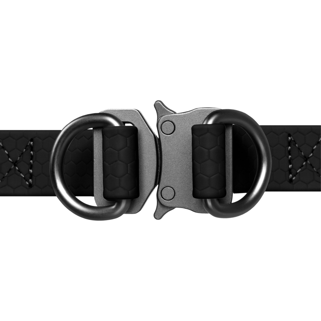 Шлея для собак WAUDOG Waterproof з QR-паспортом L Ш 25 мм Д 60-90 см чорна (27671) - изображение 2