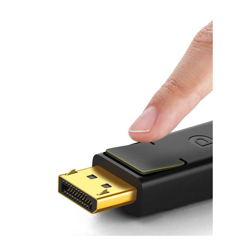 Кабель мультимедійний DisplayPort M to DisplayPort M 1.0m DP102 black UGREEN (10244) - зображення 3