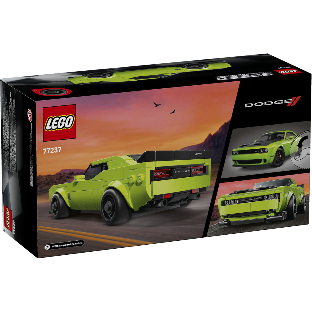 Конструктор LEGO Speed Champions Спортивний автомобіль Dodge Challenger SRT Hellcat (77237) - зображення 7