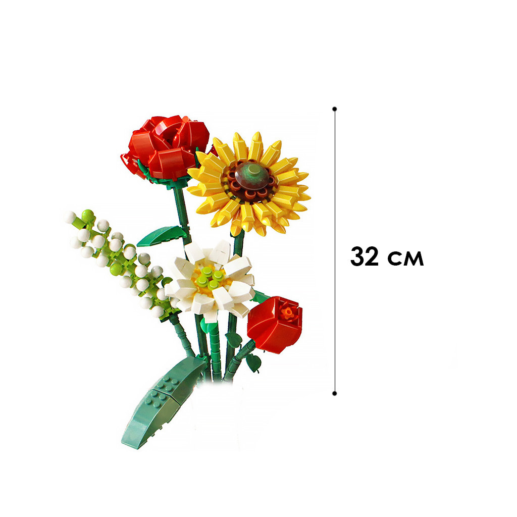 Конструктор LOZ mini Букет квітів 3 (1659) - изображение 4
