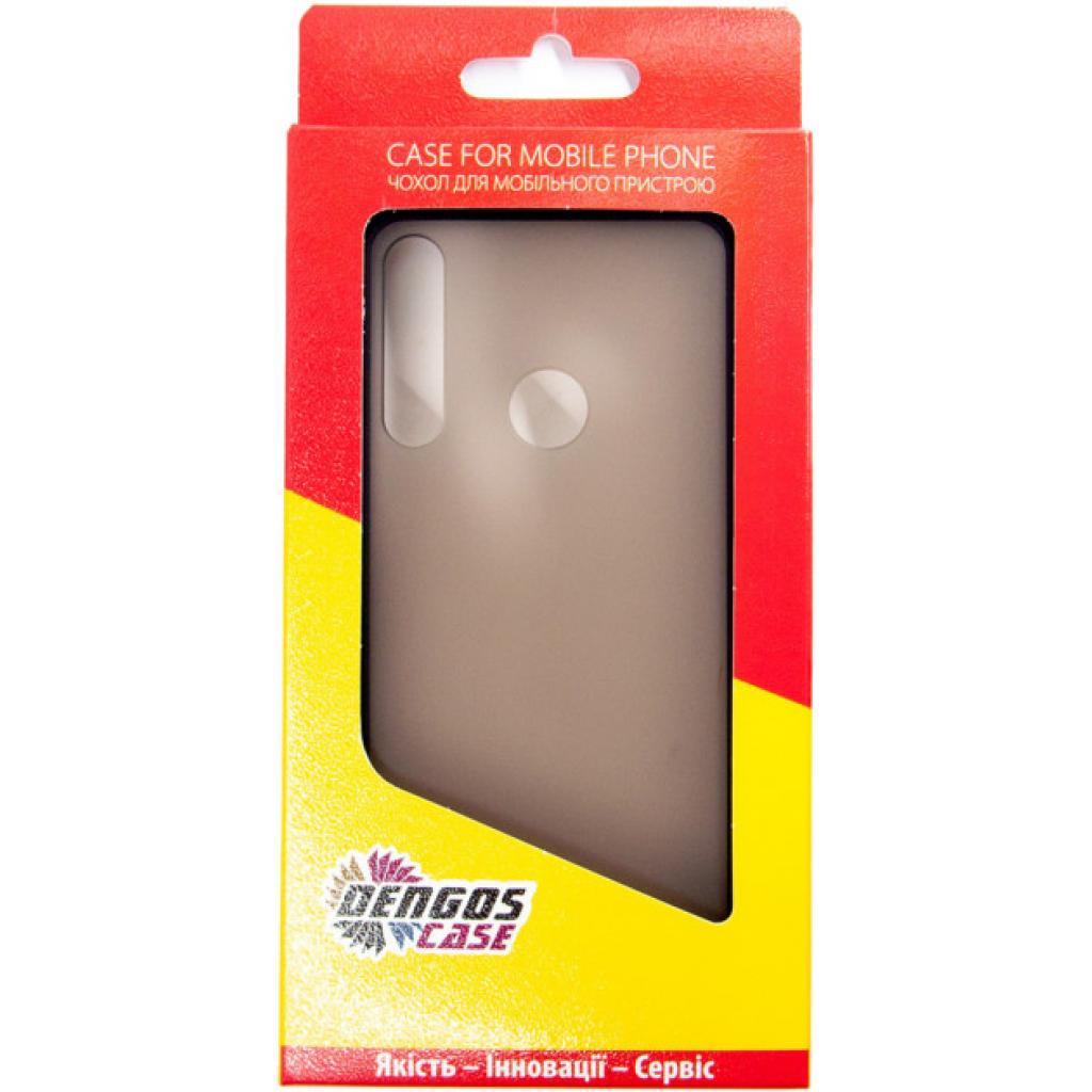 Чохол до мобільного телефона Dengos Matt Huawei Y6P, black (DG-TPU-MATT-54) (DG-TPU-MATT-54) - зображення 4