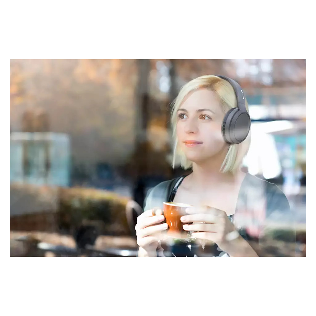 Навушники Philips TAH5205 Over-ear ANC Wireless Mic Black (TAH5205BK/00) - зображення 9