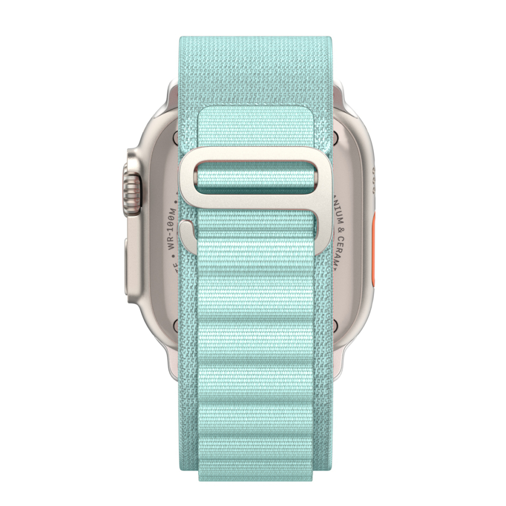 Ремінець до смарт-годинника Armorstandart Alpina Band для Apple Watch 49/46/45/44/42 (Series 1-3) Light Blue (ARM81049) - зображення 6