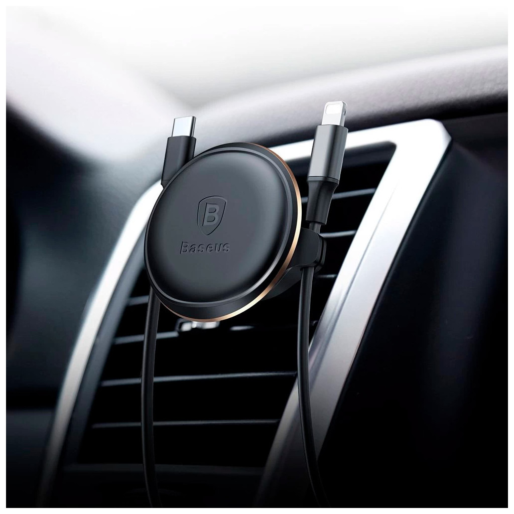Універсальний автотримач Baseus Magnetic Air Vent Car (SUGX020001) - зображення 11