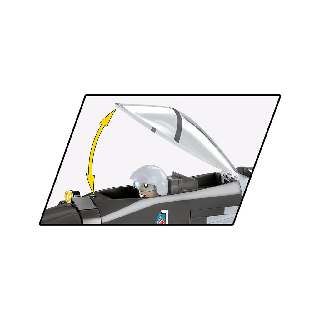 Конструктор Cobi Літак МіГ-29 Fulcrum, 600 деталей (COBI-5834) - зображення 6