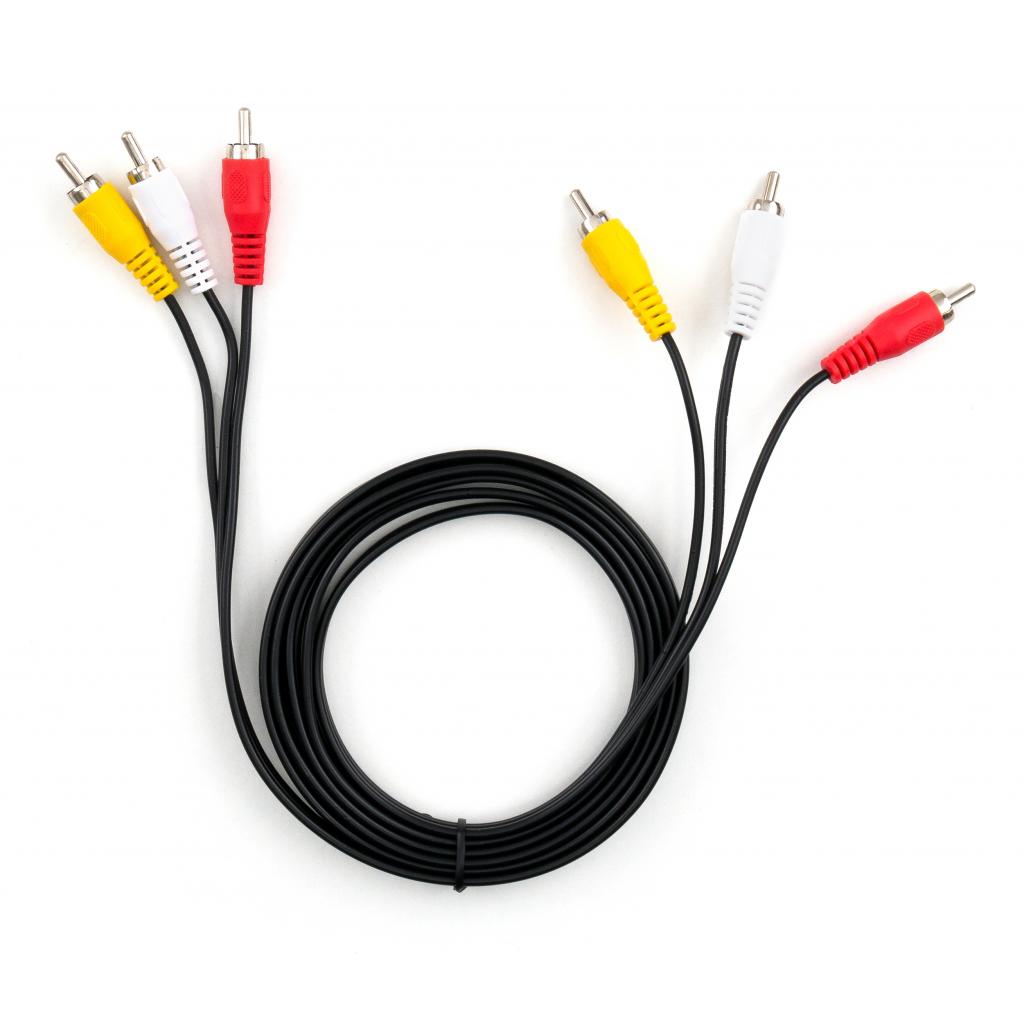 Кабель мультимедійний 3xRCA M to 3xRCA M 1.8m Vinga (VCP3RCA1.8) - изображение 3