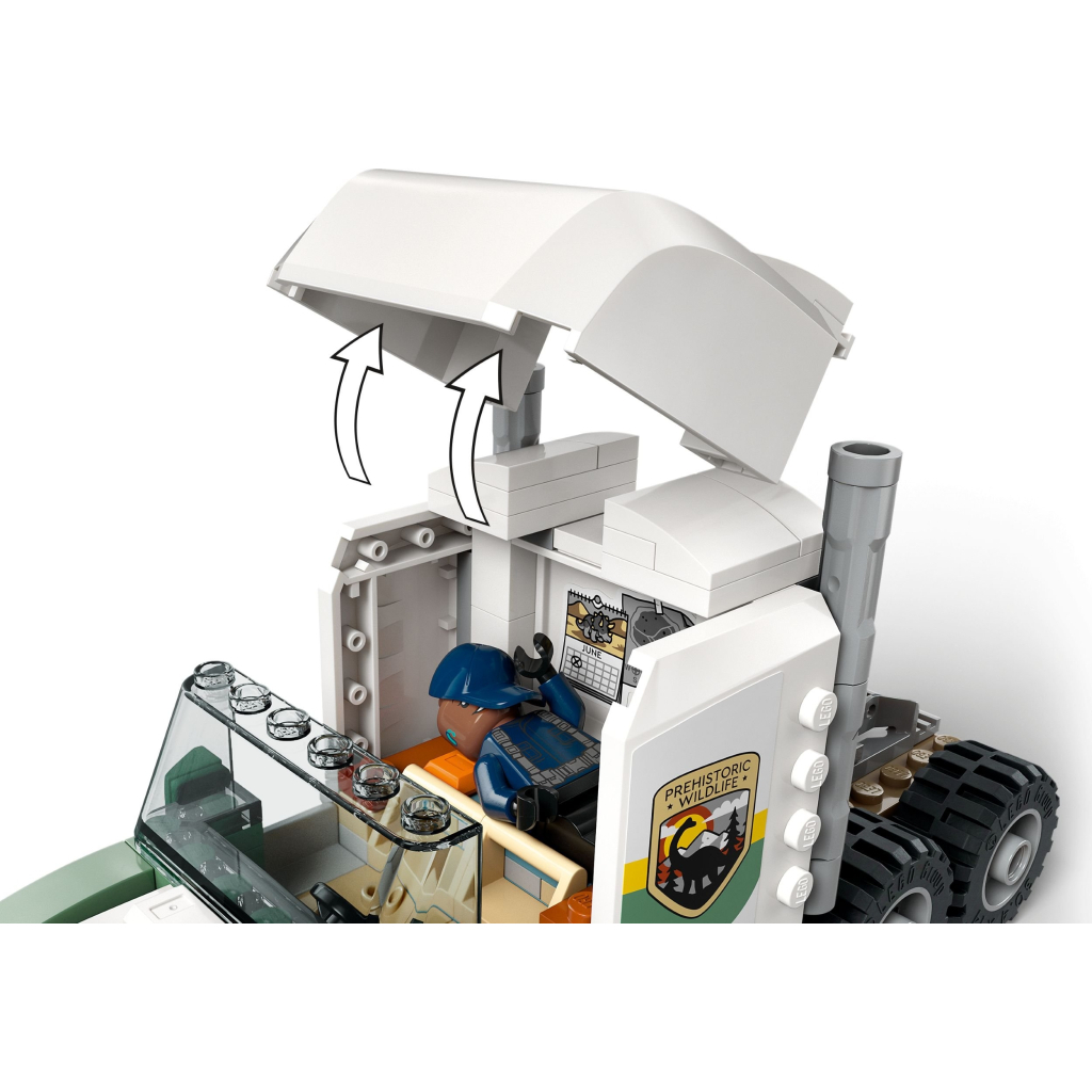 Конструктор LEGO Jurassic World Місії динозаврів: Вантажівка для перевезення алозавра (76966) - зображення 6