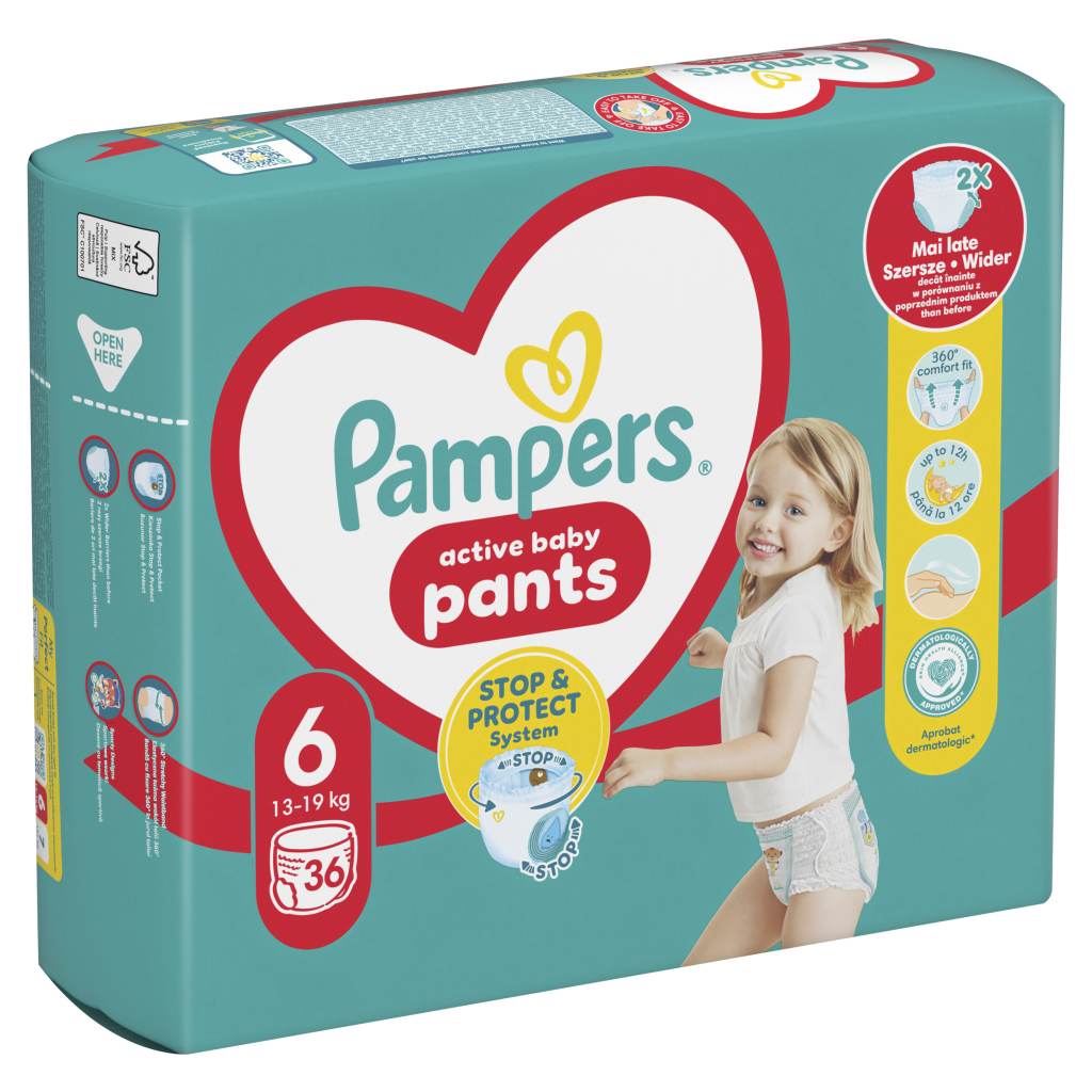 Підгузки Pampers трусики Pants Giant Розмір 6 (15+ кг) 36 шт. (8006540069028) - зображення 2
