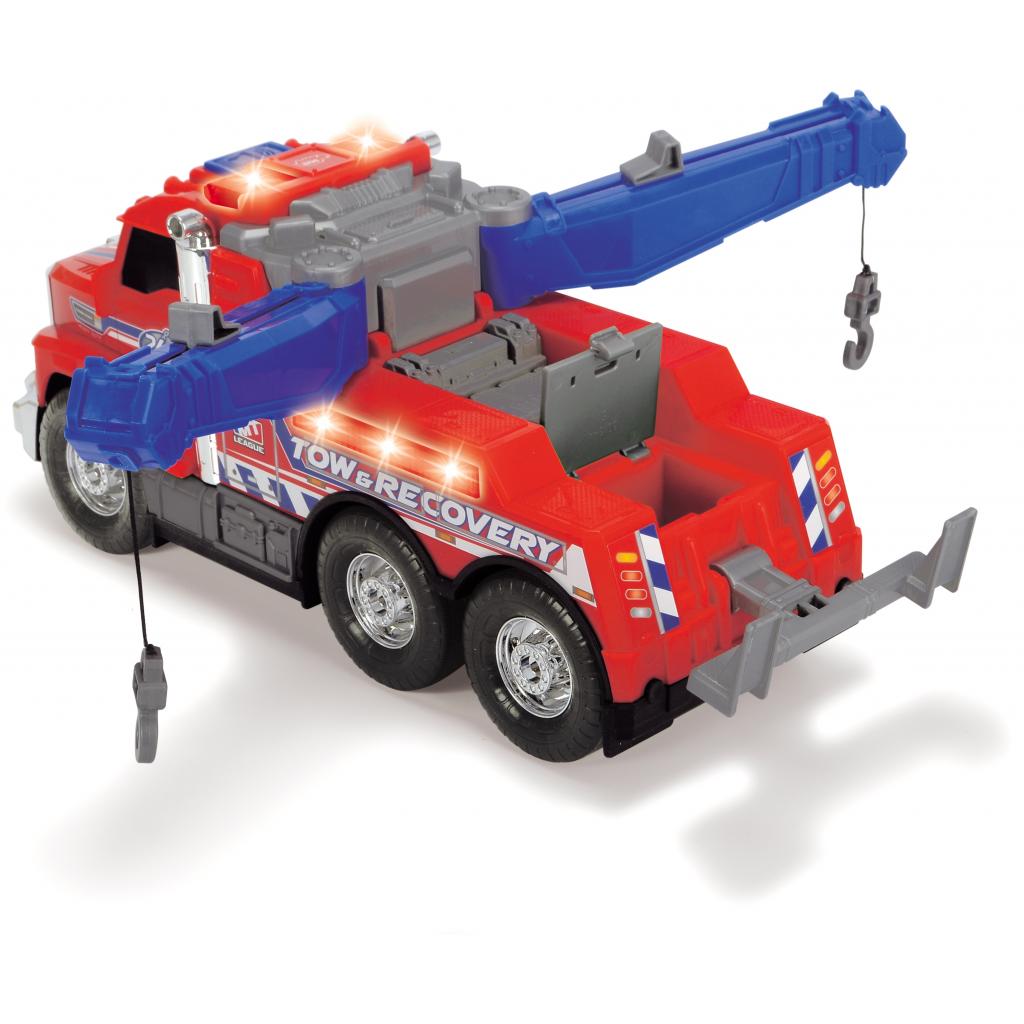 Спецтехніка Dickie Toys Евакуатор Дорожня допомога з подвійним маніпулятором, зі зв. (3306014) - зображення 3