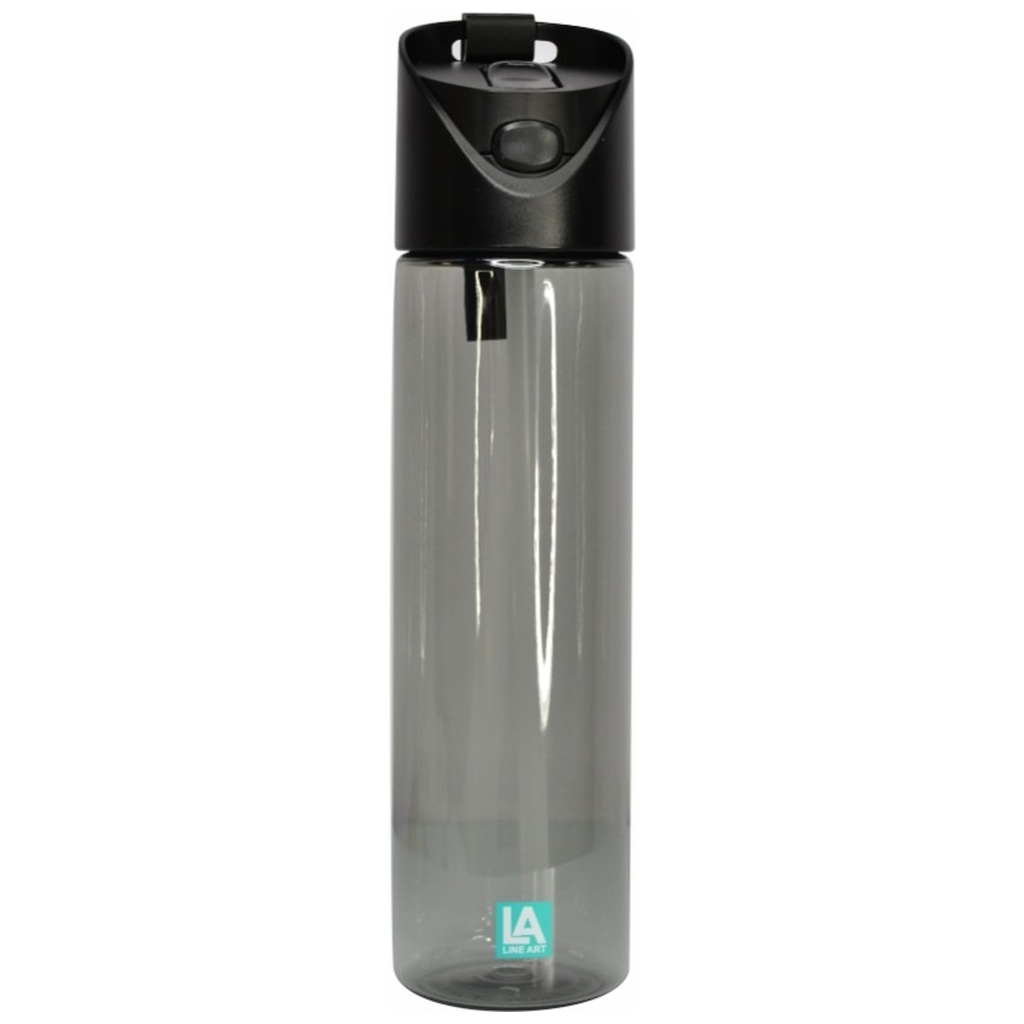 Пляшка для води Line Art Active 650 мл чорний (60012718LA-01) - зображення 1