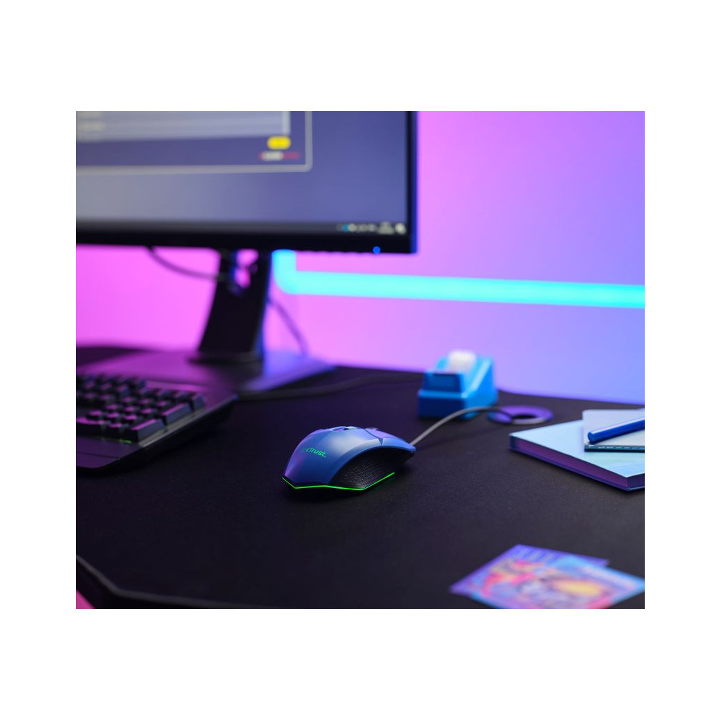 Мишка Trust GXT 109 Felox RGB Blue (25067) - зображення 10